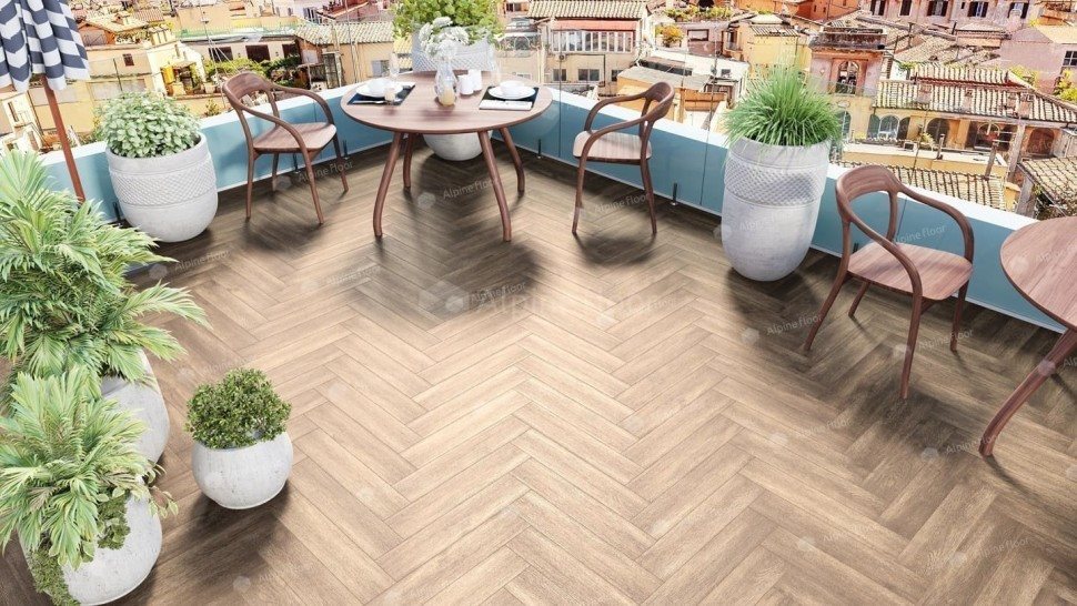 Виниловая плитка "Alpine Floor" Parquet LVT Макадамия (590*118*2,5 мм) — купить в Тамбове
