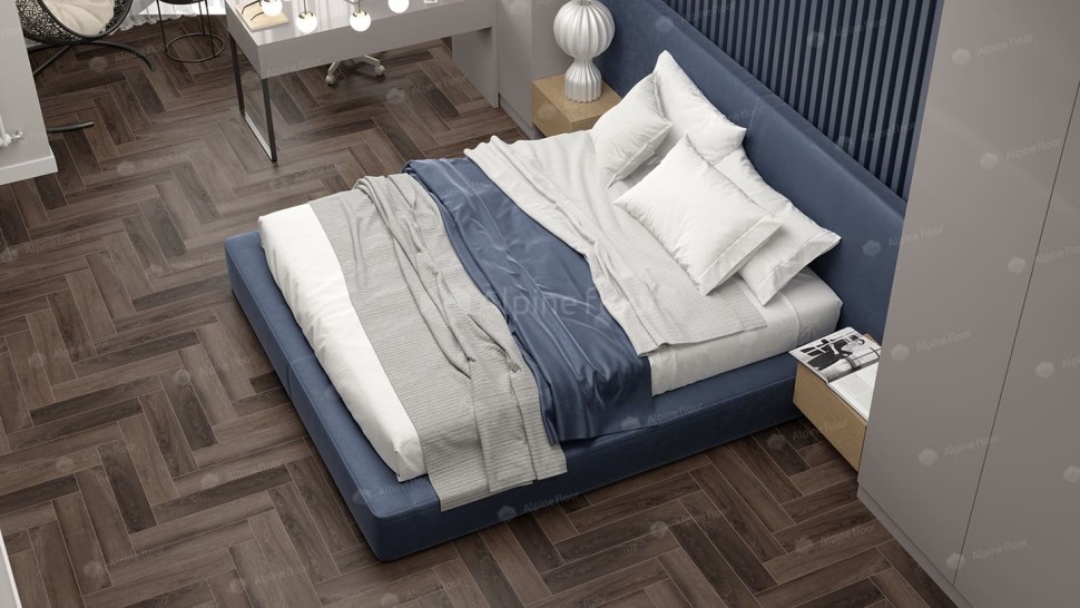 Виниловая плитка "Alpine Floor" Parquet LVT Фафнир (590*118*2,5 мм) — купить в Тамбове