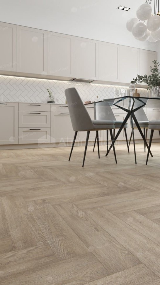 Виниловая плитка "Alpine Floor" Parquet LVT Дуб Ваниль Селект (590*118*2,5 мм) — купить в Тамбове