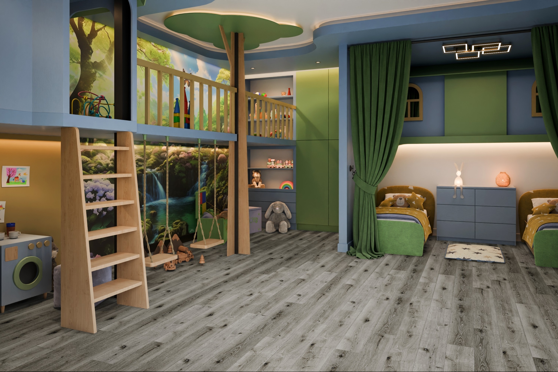 Усовершенствованная кварц-виниловая плитка «Damy Floor» Дуб Состаренный Серый (1227*187*2,5 мм) — купить в Тамбове