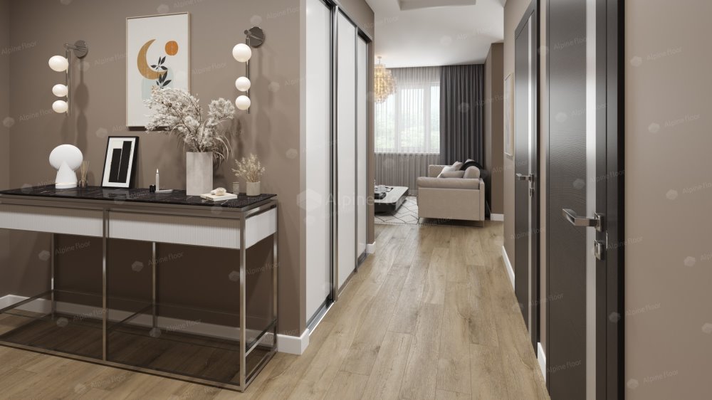 SPC Ламинат "Alpine Floor" Дуб млечный (1524*180*8 мм) — купить в Тамбове