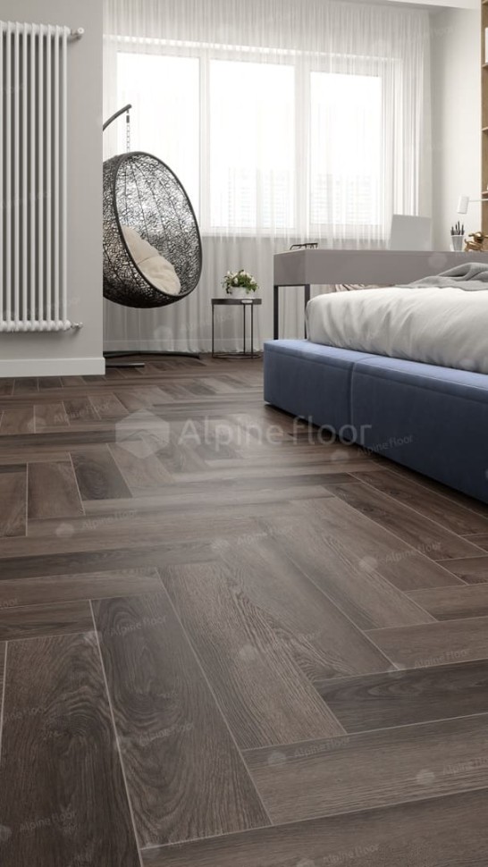 Виниловая плитка "Alpine Floor" Parquet LVT Фафнир (590*118*2,5 мм) — купить в Тамбове
