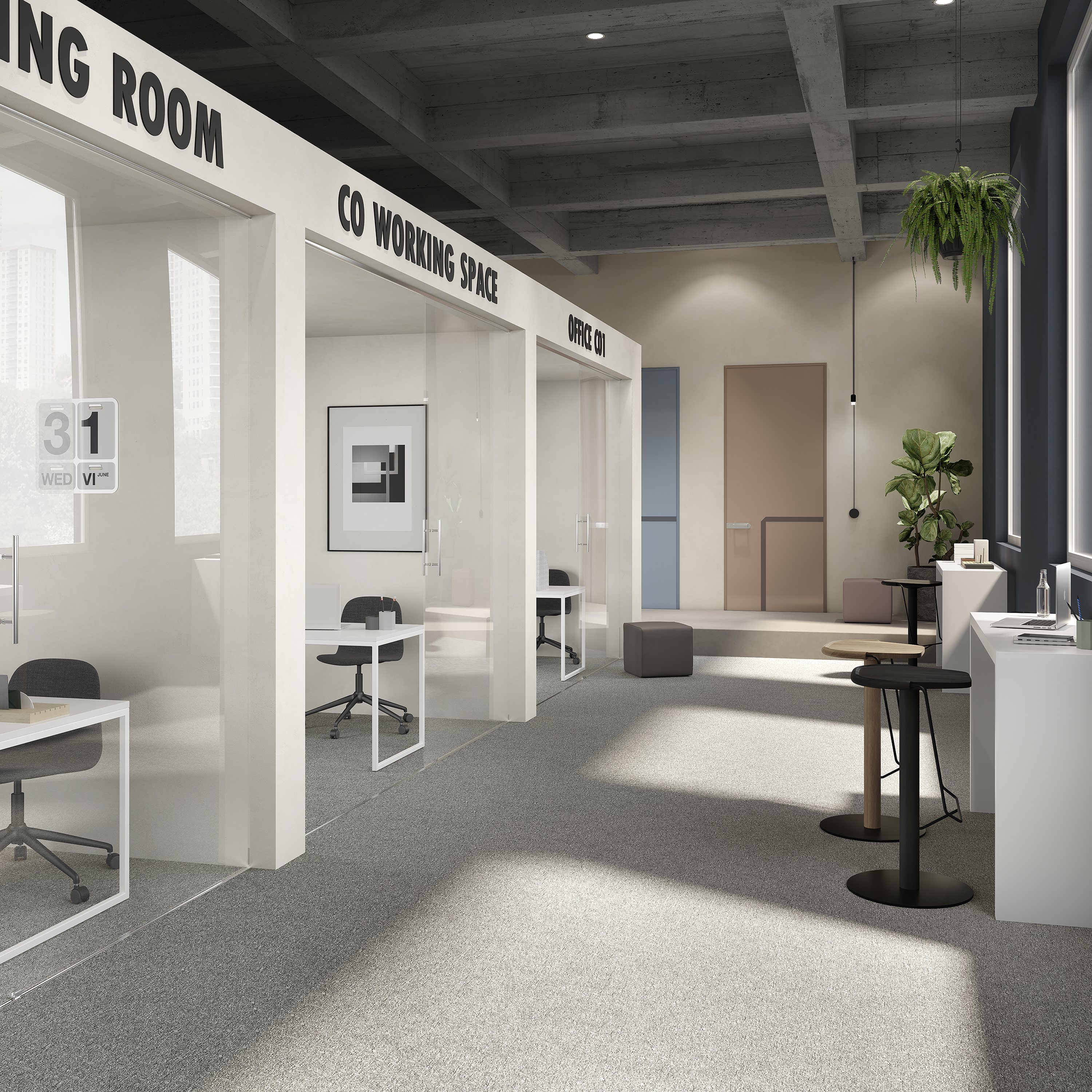 Ковровая плитка Medusa Tile 94 (500*500*5 мм) — купить в Тамбове