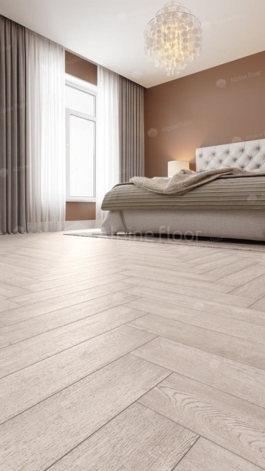 Виниловая плитка "Alpine Floor" Parquet LVT Голубой Лес (590*118*2,5 мм) — купить в Тамбове