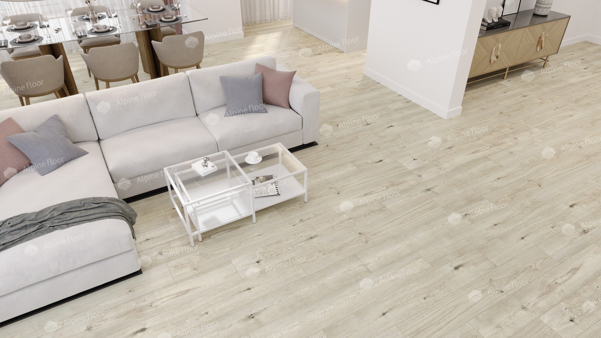 Ламинат "Alpine Floor" Дуб Гамбург (1285*192*8 мм) — купить в Тамбове