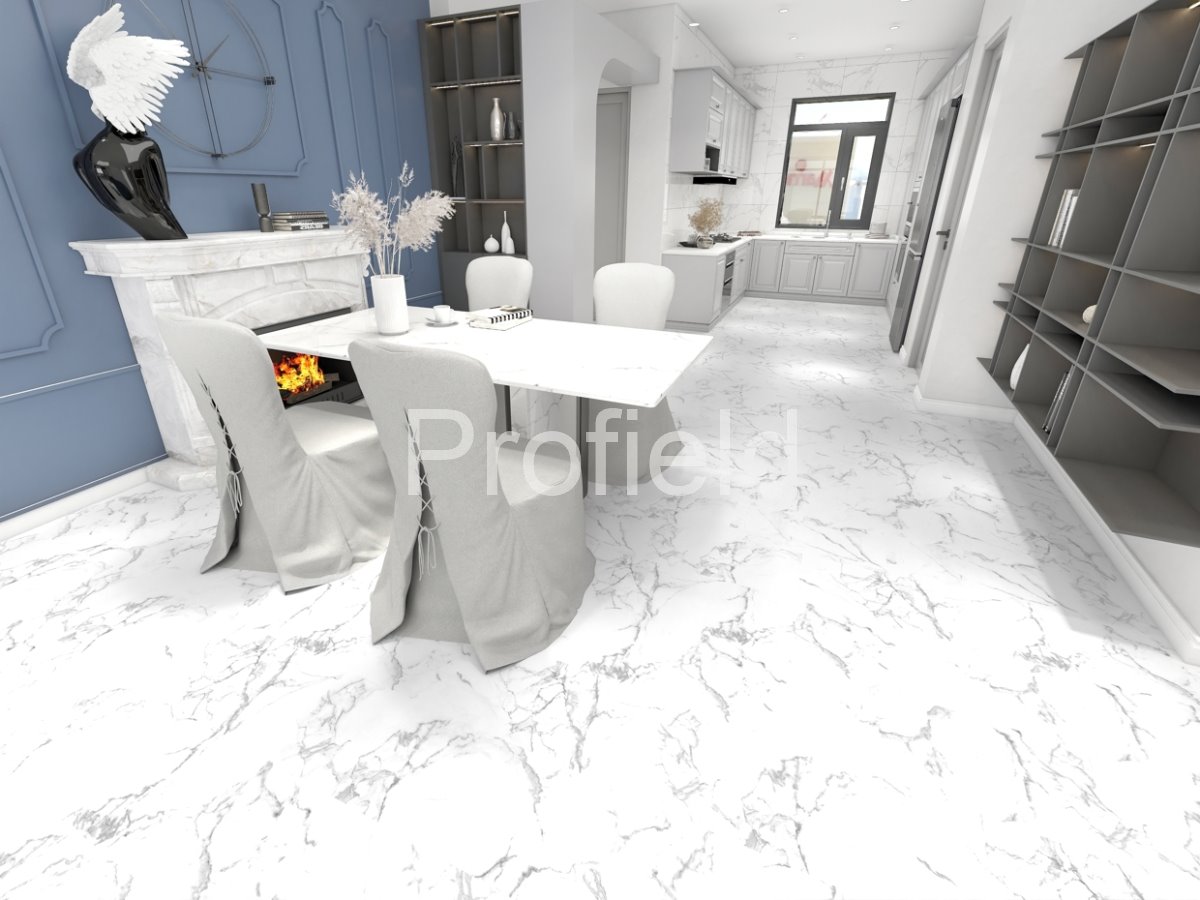 HSPC ламинат "Profield" Камень белый (610*305*5,5 мм) — купить в Тамбове