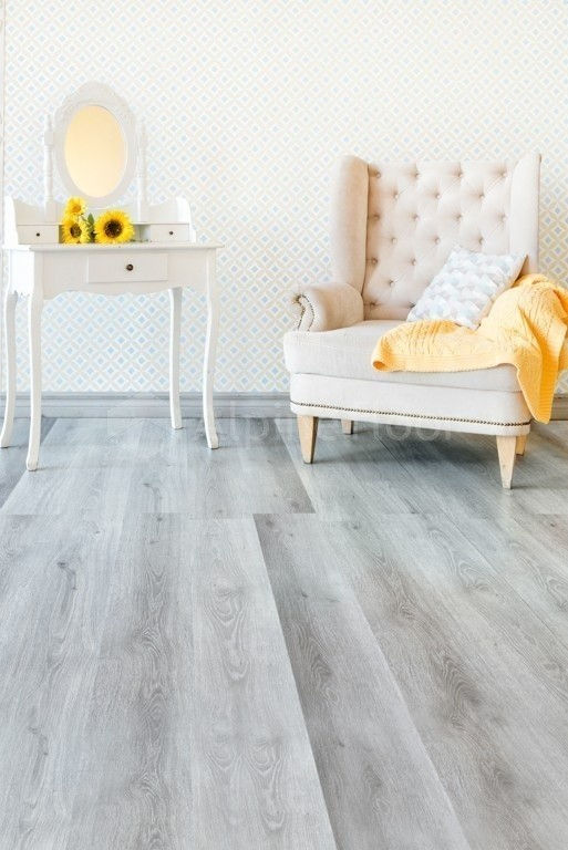 Кварцвиниловая плитка "Alpine Floor" Дуб Пепельный  (1219*184*2мм) — купить в Тамбове