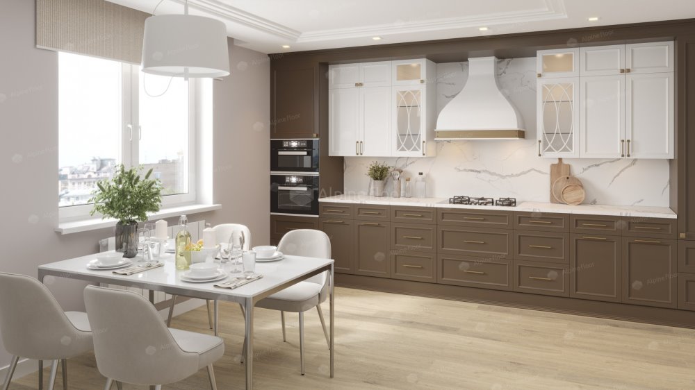 SPC Ламинат "Alpine Floor" Дуб капучино (1524*180*8 мм) — купить в Тамбове