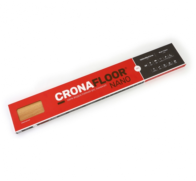 SPC ламинат "CronaFloor" Nano 4V Клен (1200*180*3,5 мм) — купить в Тамбове