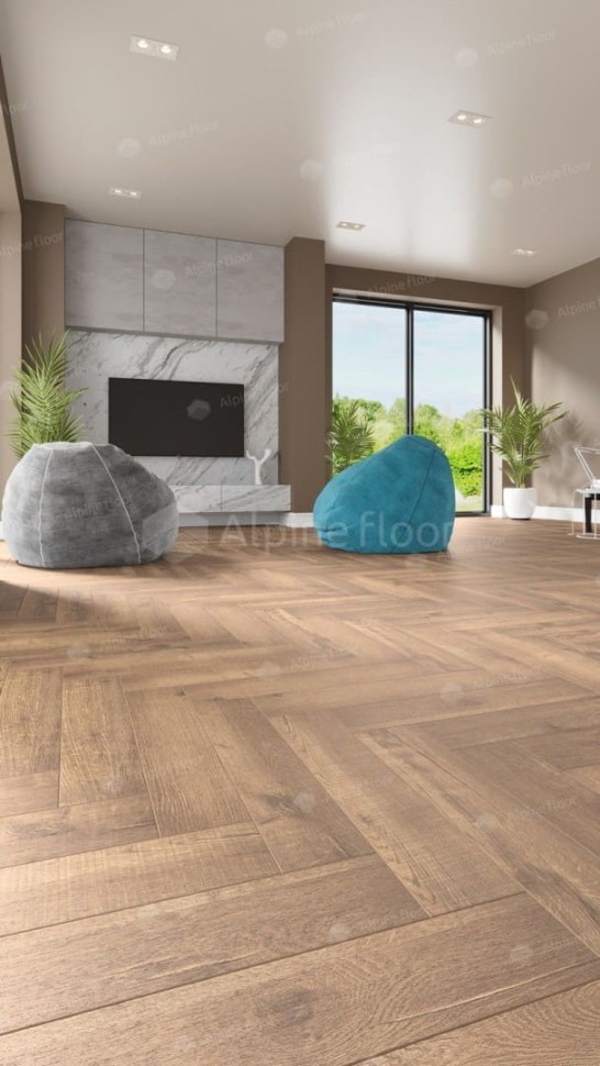 Виниловая плитка "Alpine Floor" Parquet LVT Дуб Royal (590*118*2,5 мм) — купить в Тамбове