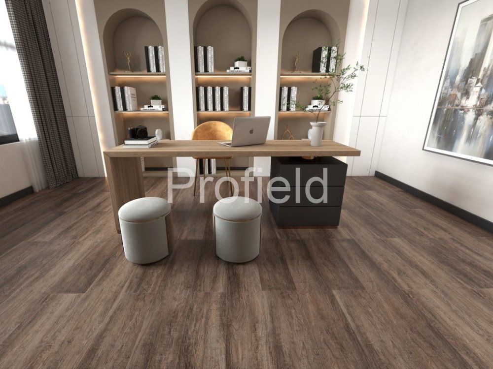 HSPC ламинат "Profield" Дуб темный (1200*228*5,5 мм) — купить в Тамбове