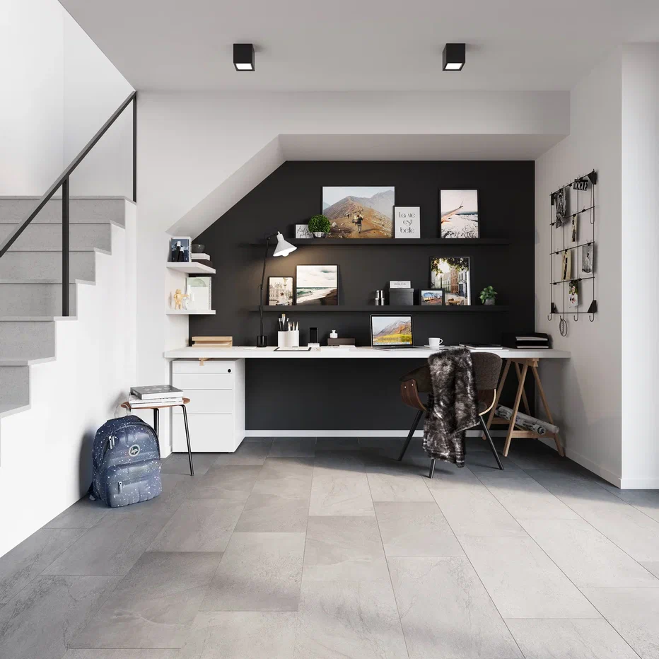 SPC ламинат "Invictus" Groovy Granite Steel (603*298*6мм) — купить в Тамбове