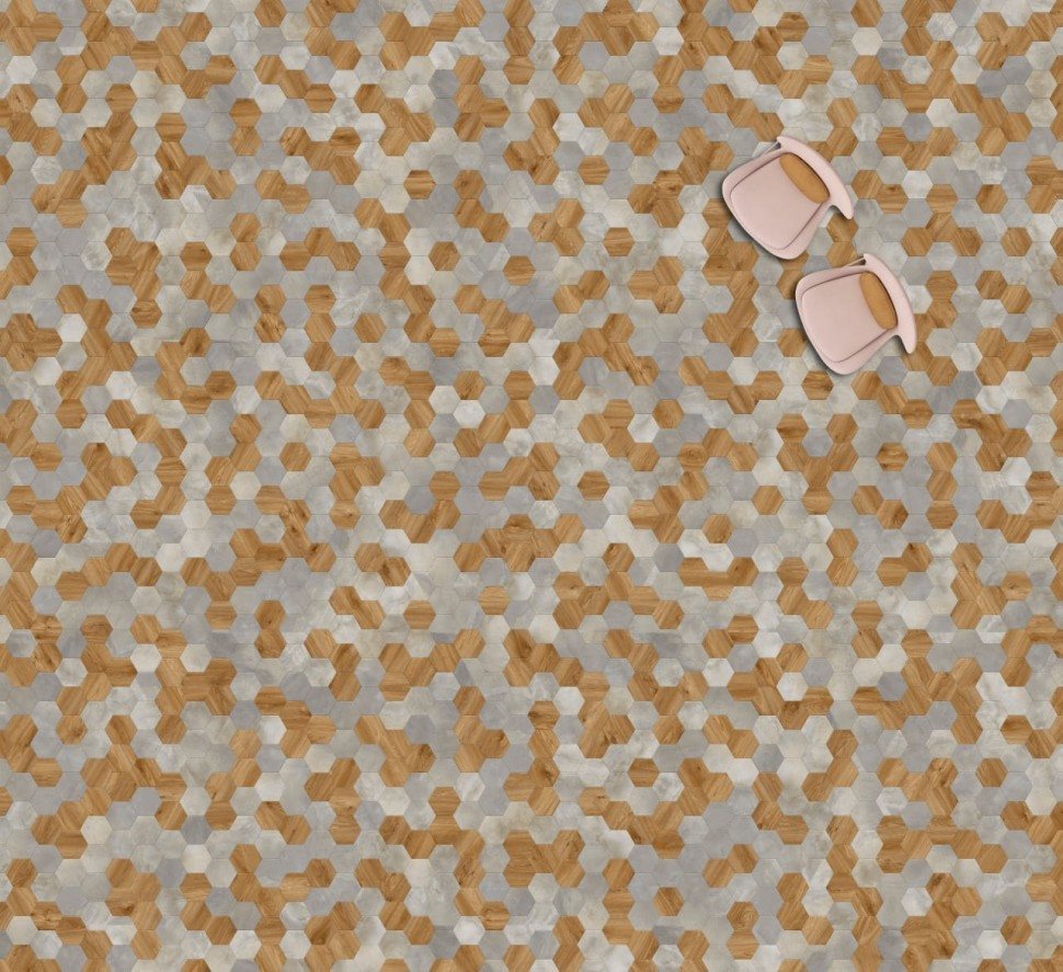 Виниловая плитка "Moduleo" Moods Hexagon 334 (226,32*196*2,5 мм) — купить в Тамбове