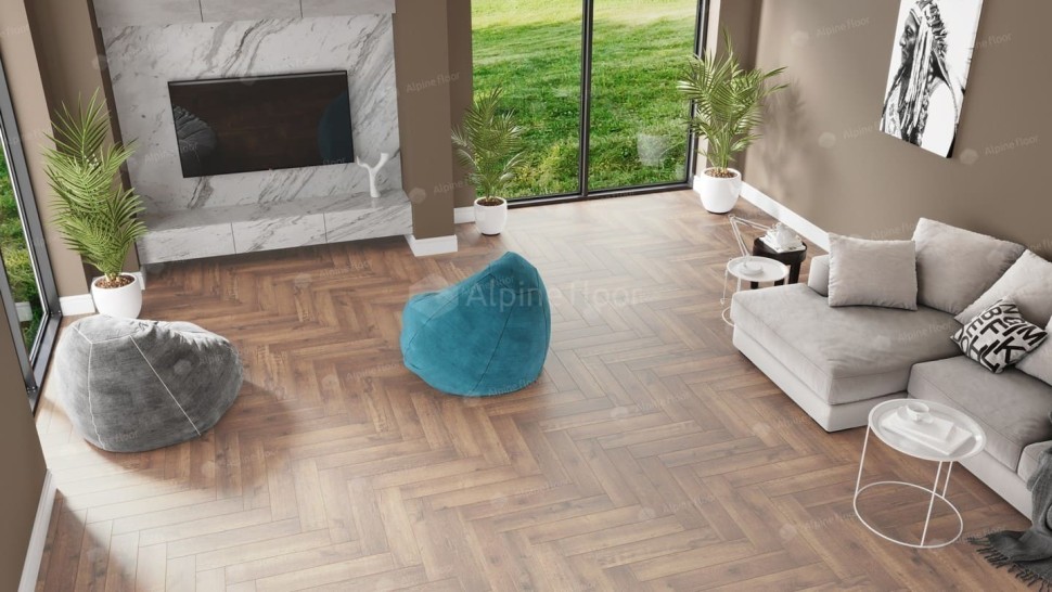 Виниловая плитка "Alpine Floor" Parquet LVT Дуб Royal (590*118*2,5 мм) — купить в Тамбове