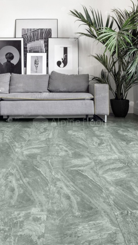 Виниловая плитка "Alpine Floor" Light Stone Хэмпшир (608*303*2,5 мм) — купить в Тамбове