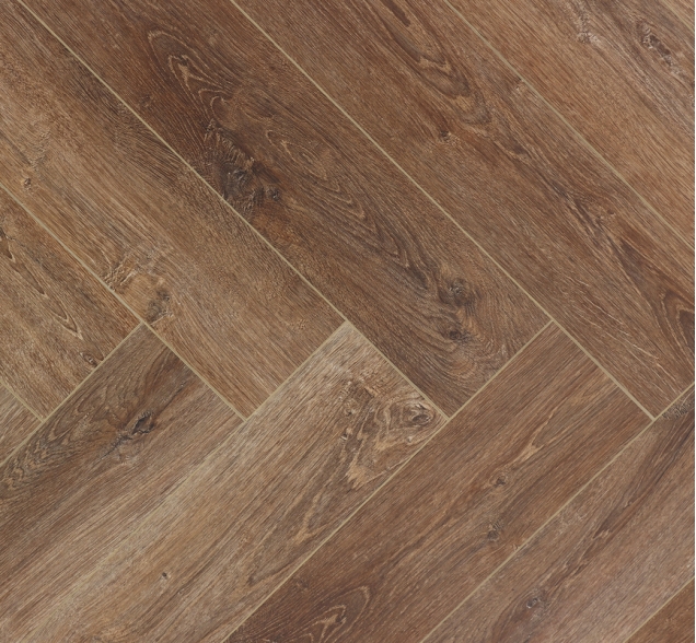 Виниловый ламинат SPC "Cronafloor" Herringbone Дуб Тулуза (640*128*4,5 мм) — купить в Тамбове