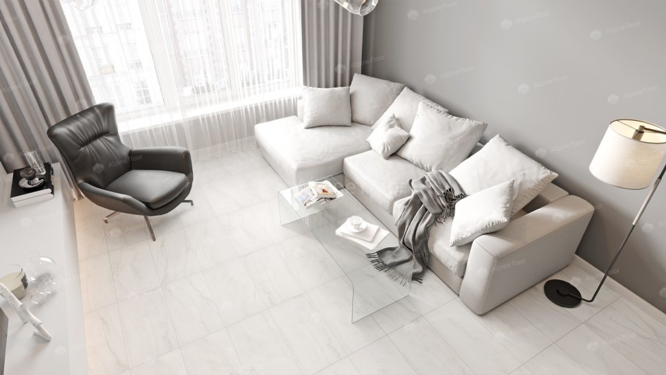 Виниловая плитка "Alpine Floor" Light Stone Брайс (608*303*2,5 мм) — купить в Тамбове