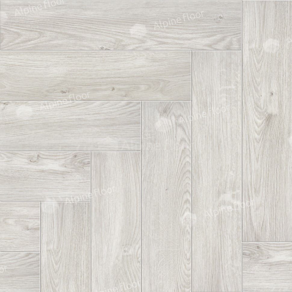 Виниловая плитка "Alpine Floor" Parquet LVT Снежный (590*118*2,5 мм) — купить в Тамбове