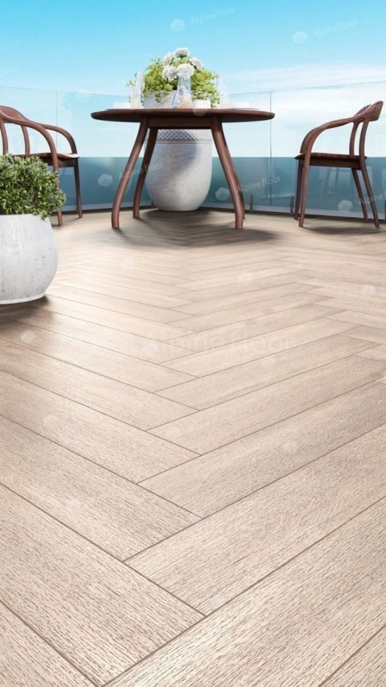 Виниловая плитка "Alpine Floor" Parquet LVT Макадамия (590*118*2,5 мм) — купить в Тамбове