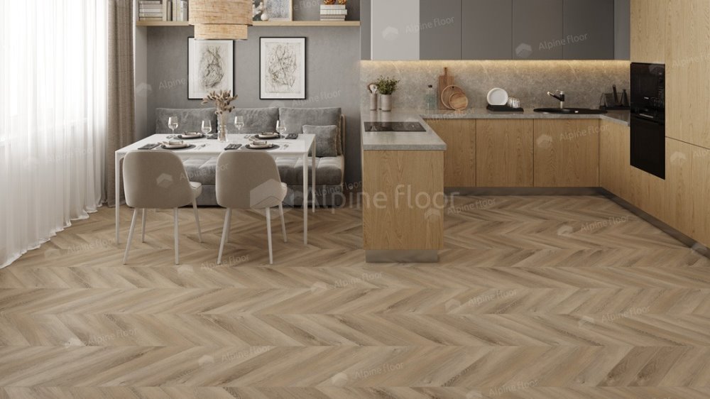 LVT плитка "Alpine Floor" Дуб Синистра (555*127*2,5 мм) — купить в Тамбове
