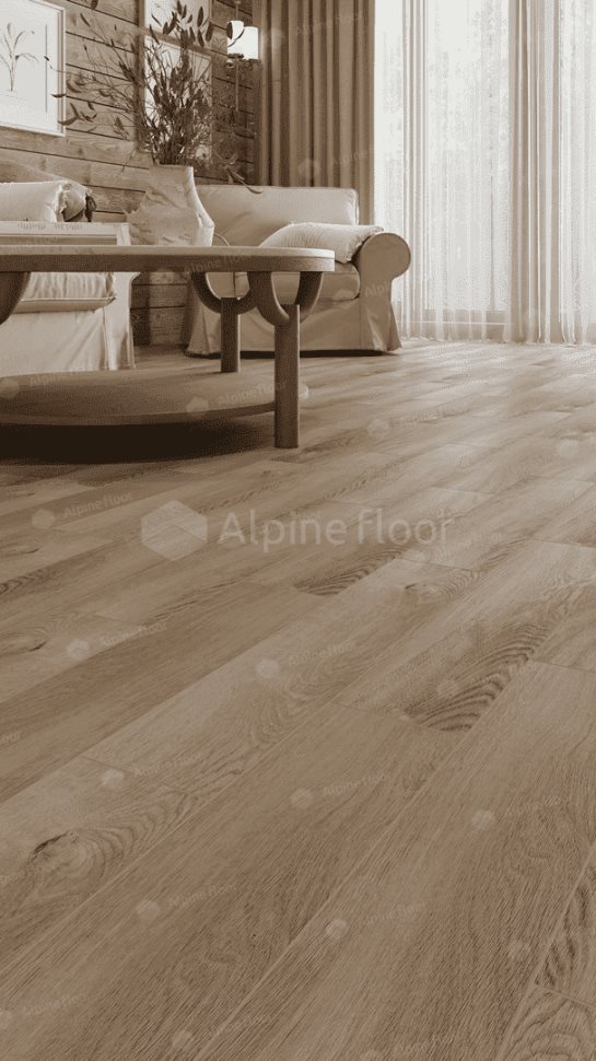 Виниловый ламинат "Alpine Floor" Parquet Light Дуб Синистра (600*125*4 мм) — купить в Тамбове