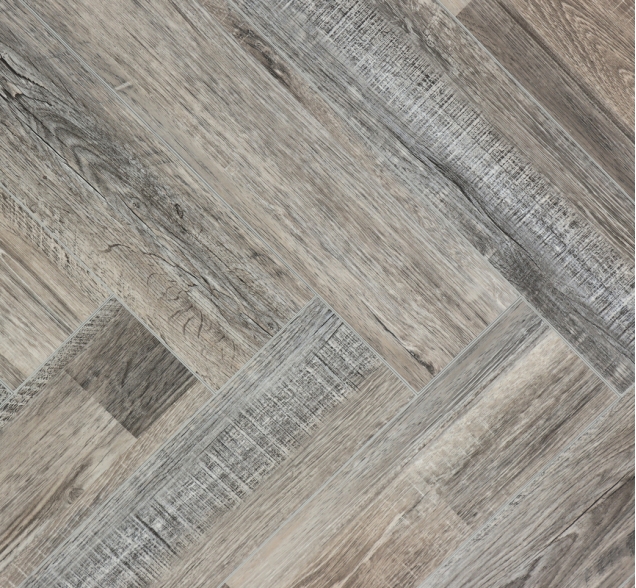 Виниловый ламинат SPC "Cronafloor" Herringbone Дуб Реймс (640*128*4,5 мм) — купить в Тамбове