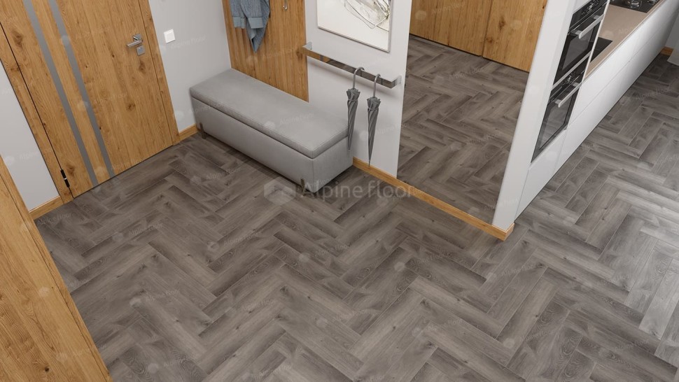 Виниловая плитка "Alpine Floor" Parquet LVT Дуб Мерга (590*118*2,5 мм) — купить в Тамбове
