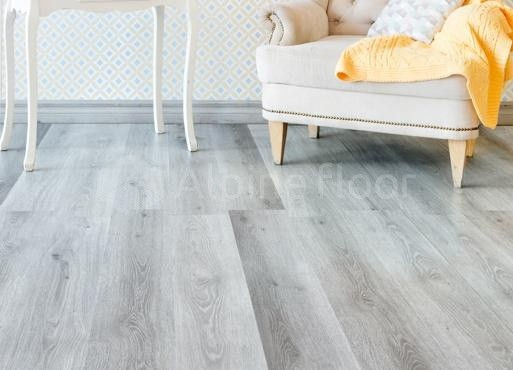 Кварцвиниловая плитка "Alpine Floor" Дуб Пепельный  (1219*184*2мм) — купить в Тамбове
