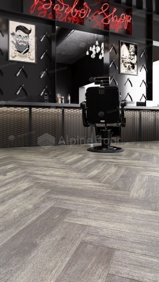 Виниловая плитка "Alpine Floor" Parquet LVT Венге Грей (590*118*2,5 мм) — купить в Тамбове