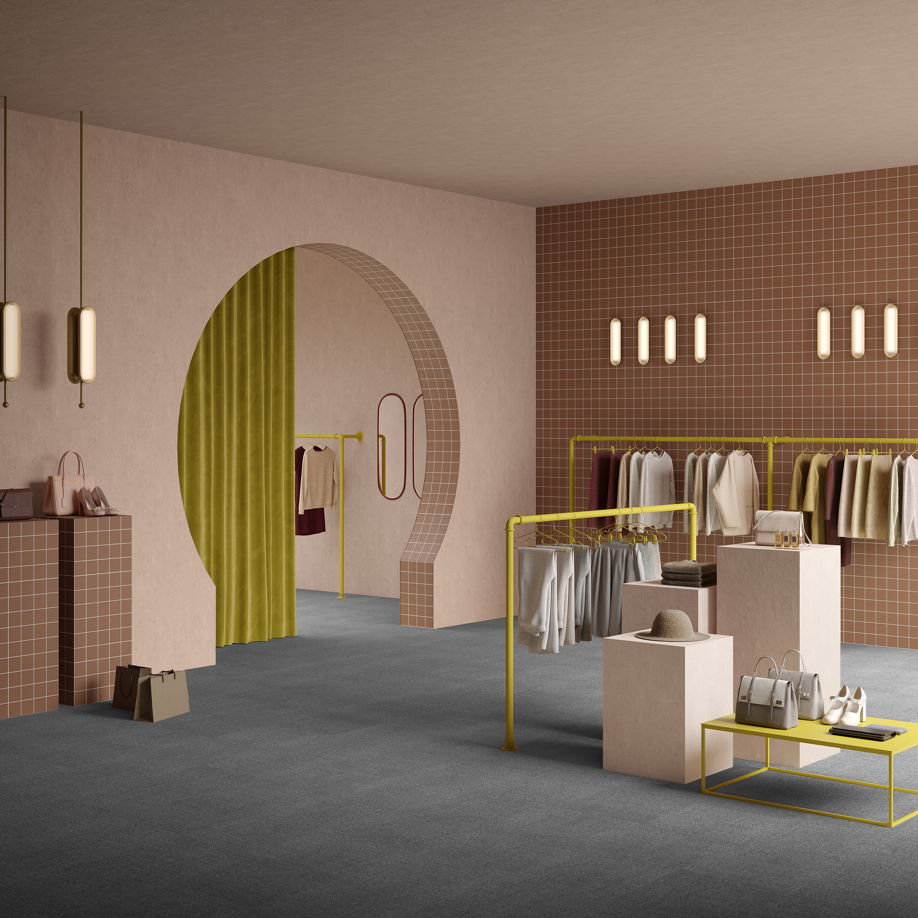 Ковровая плитка Mantra Tile 97 (500*500*6 мм) — купить в Тамбове