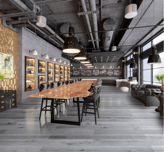 SPC ламинат "CronaFloor" Wood 4V Дуб Серый (1200*180*4 мм) — купить в Тамбове