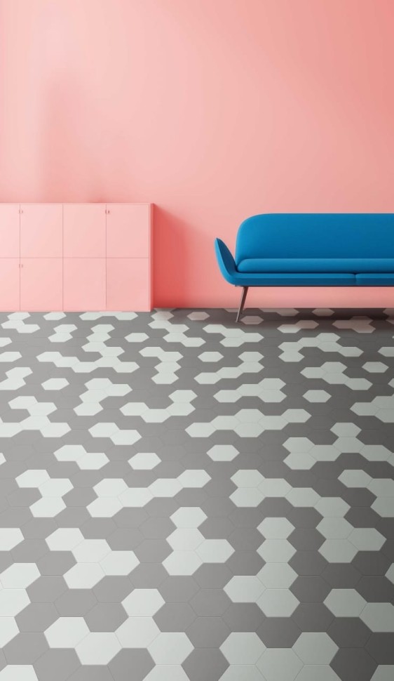 Виниловая плитка "Moduleo" Moods Hexagon 339 (226,32*196*2,5 мм) — купить в Тамбове