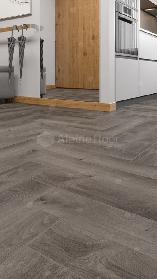 Виниловая плитка "Alpine Floor" Parquet LVT Дуб Мерга (590*118*2,5 мм) — купить в Тамбове