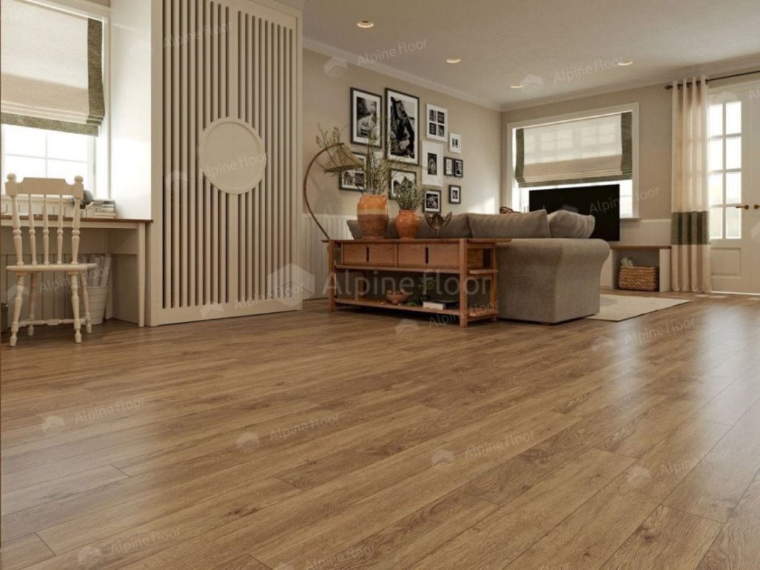 SPC Ламинат "Alpine Floor" Grand Sequoia Village Макадамия (1220*125*4 мм) — купить в Тамбове
