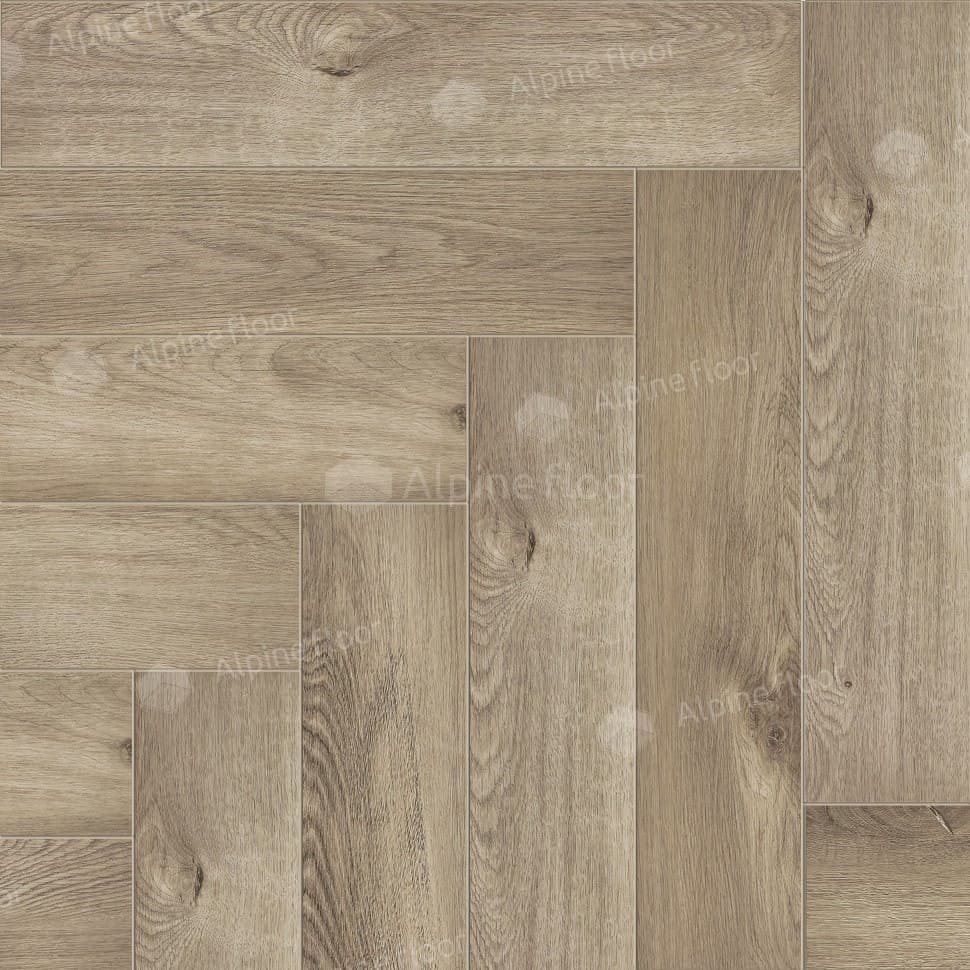 Виниловая плитка "Alpine Floor" Parquet LVT Дуб Натуральный Отбеленный (590*118*2,5 мм) — купить в Тамбове