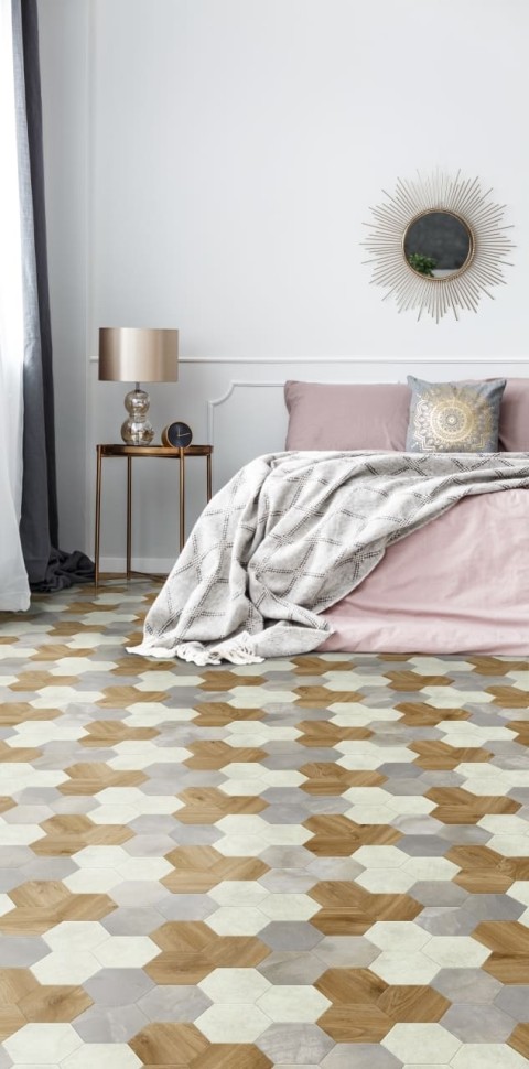 Виниловая плитка "Moduleo" Moods Hexagon 351 (226,32*196*2,5 мм) — купить в Тамбове