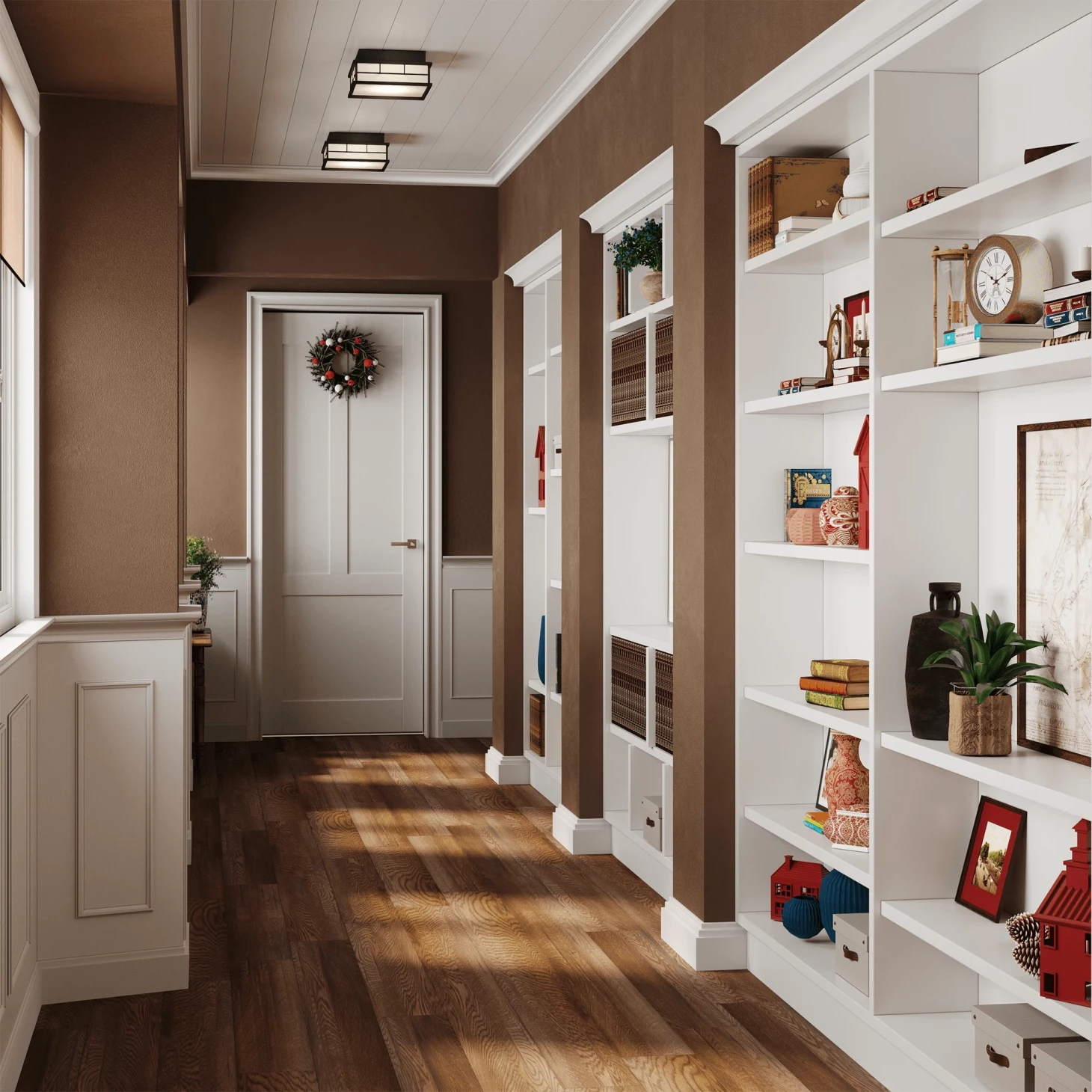 SPC плитка для пола Орех (1220*180*4 мм) — купить в Тамбове