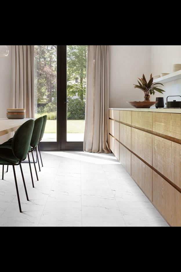 Замковая ПВХ плитка Carrara Marble 112 (610*303*5 мм) — купить в Тамбове