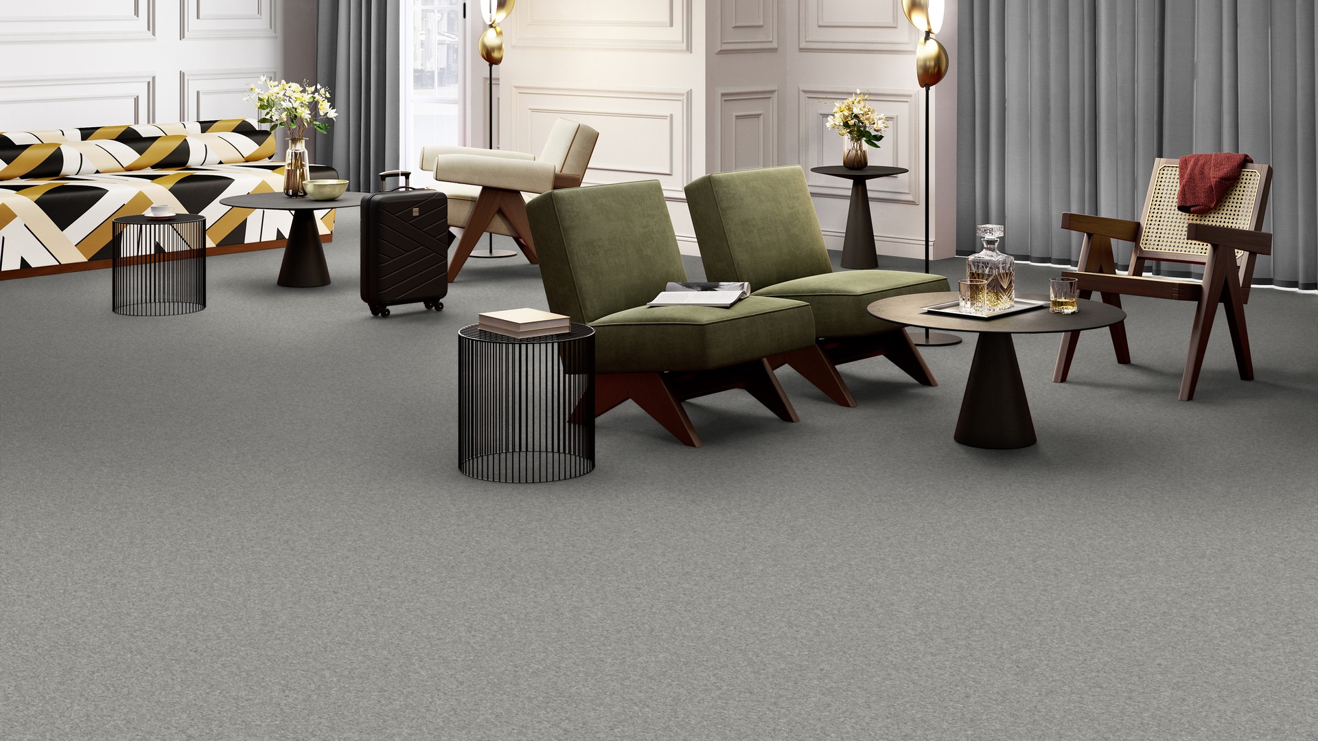 Ковровая плитка Medusa Tile 94 (500*500*5 мм) — купить в Тамбове