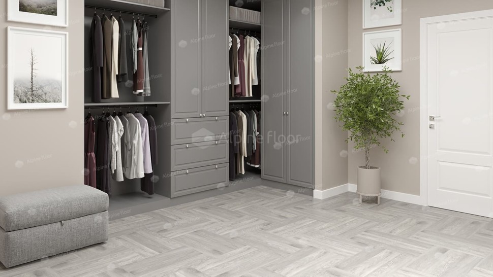 Виниловая плитка "Alpine Floor" Parquet LVT Дуб Полис (590*118*2,5 мм) — купить в Тамбове