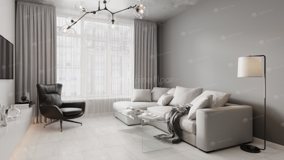 Виниловая плитка "Alpine Floor" Light Stone Брайс (608*303*2,5 мм) — купить в Тамбове