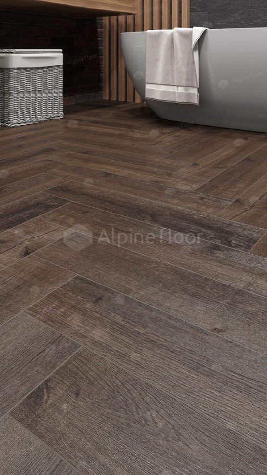 Виниловая плитка "Alpine Floor" Parquet LVT Дуб Альферац (590*118*2,5 мм) — купить в Тамбове