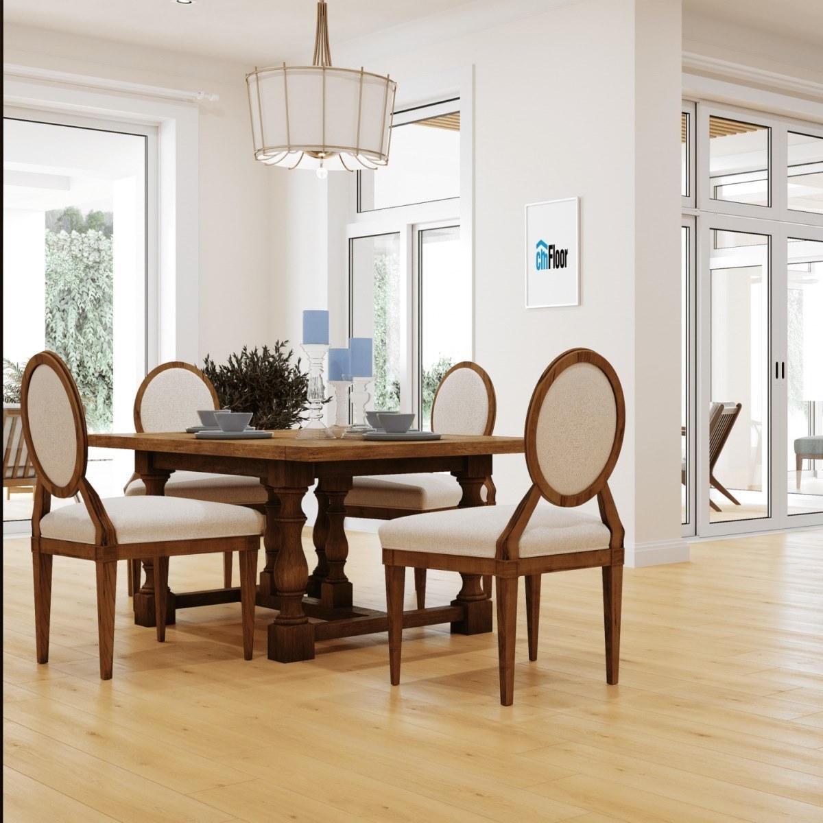 Виниловое напольное покрытие ScandiWood 09 Дуб Орегон (180*1220*5 мм) — купить в Тамбове