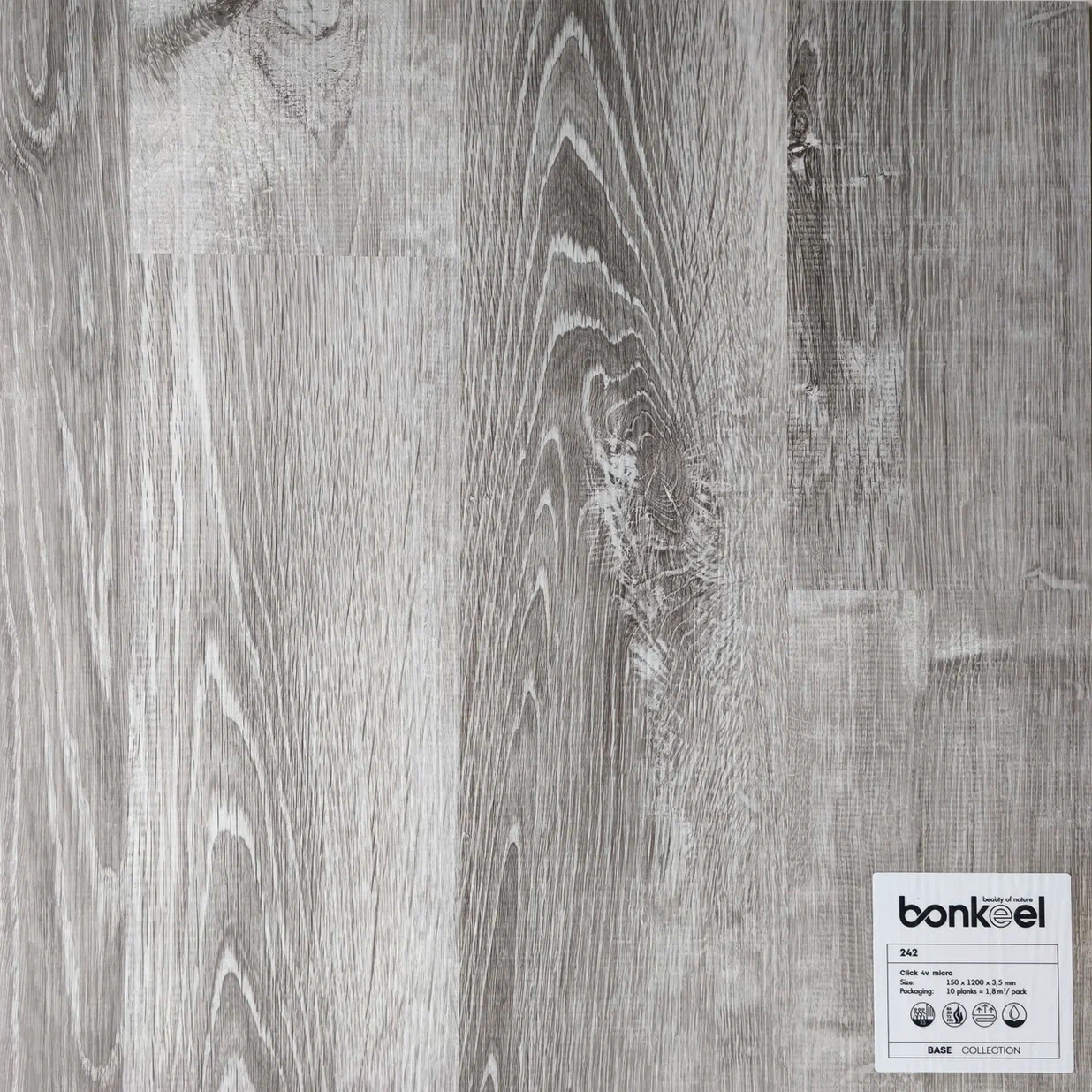 Плитка ПВХ "Bonkeel" Base New 242 (1220*150*3,5 мм) — купить в Тамбове