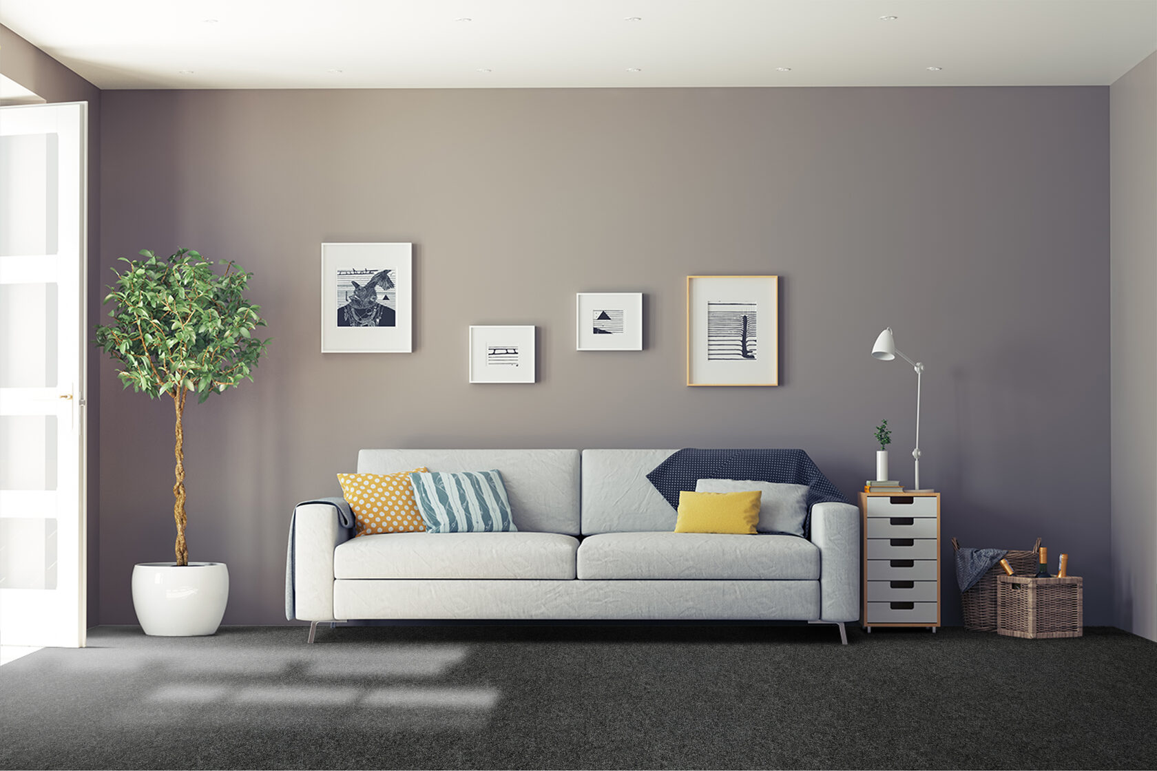 Ковровое покрытие "Bonkeel" Color Rib Ebony 98 (ширина 1м/3м/4м) — купить в Тамбове