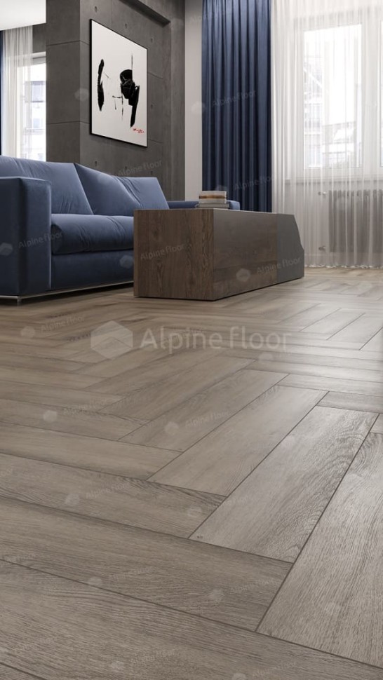 Виниловая плитка "Alpine Floor" Parquet LVT Дуб Исида (590*118*2,5 мм) — купить в Тамбове