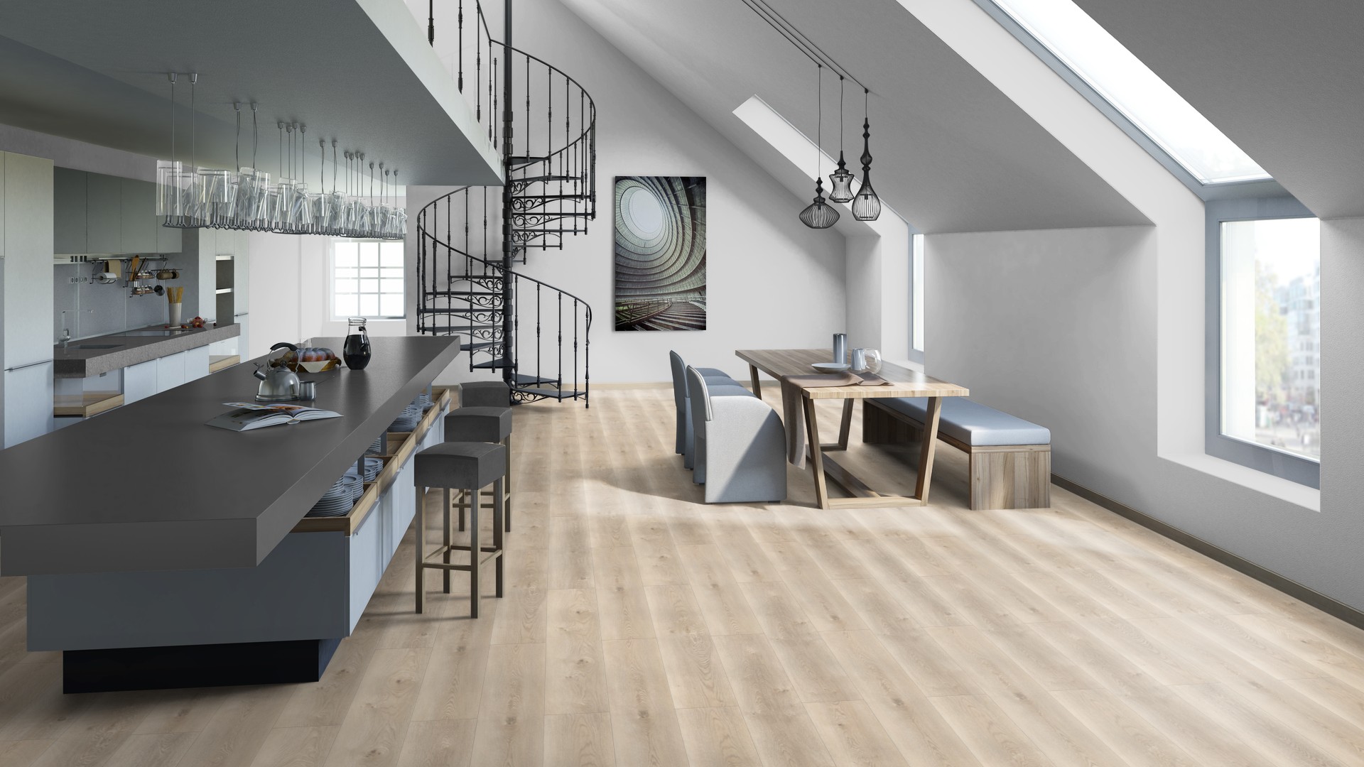 SPC ламинат "Tarkett" Deep House Sean (1400*225*4,6 мм) — купить в Тамбове