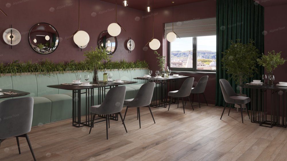 SPC Ламинат "Alpine Floor" Дуб персиковый (1220*183*8 мм) — купить в Тамбове