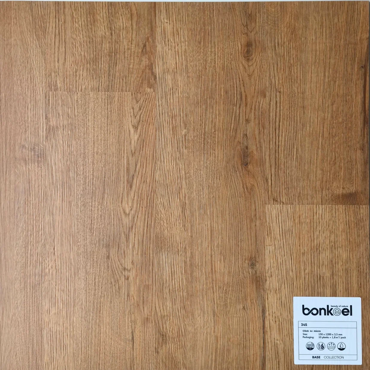 Плитка ПВХ "Bonkeel" Base New 345 (1220*150*3,5 мм) — купить в Тамбове