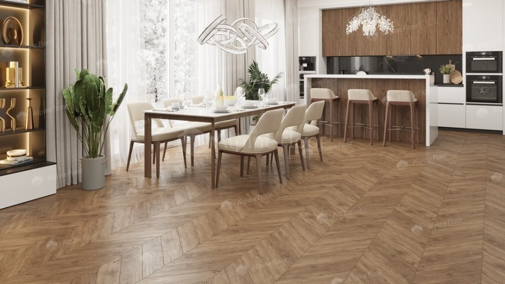LVT плитка "Alpine Floor" Гевуина (555*127*2,5 мм) — купить в Тамбове